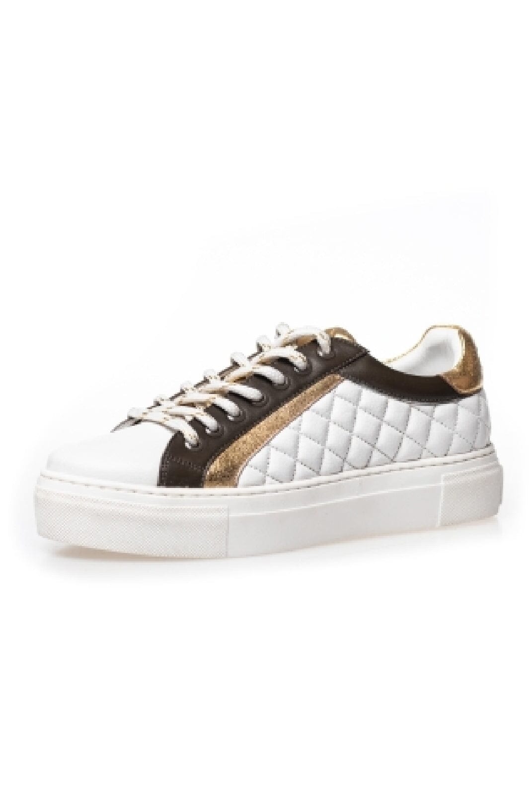Forudbestilling - Copenhagen Shoes - Sailor Days - 005 White/Olive/Gold - (Februar/Marts) Sneakers 