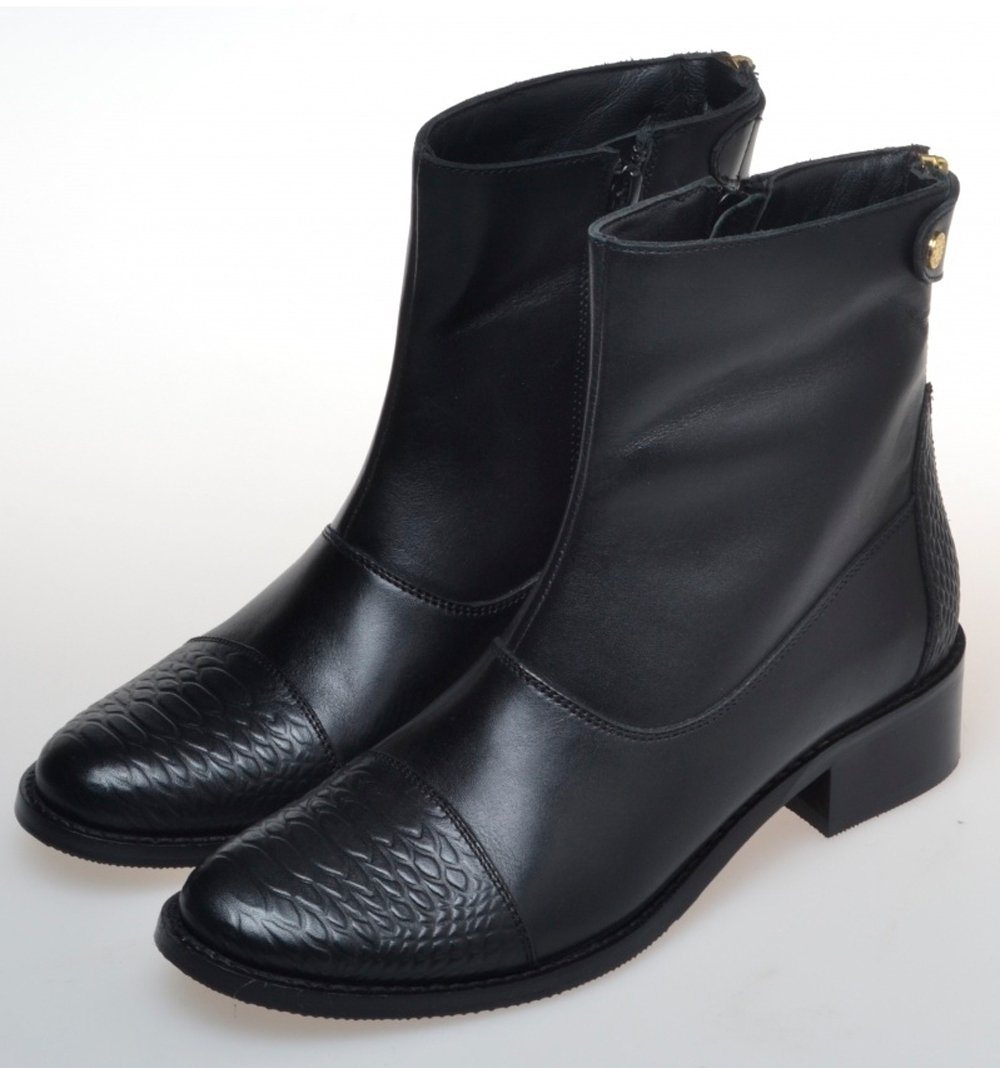 Forudbestilling - Copenhagen Shoes - She Snake - Black (Slut september) Støvler 