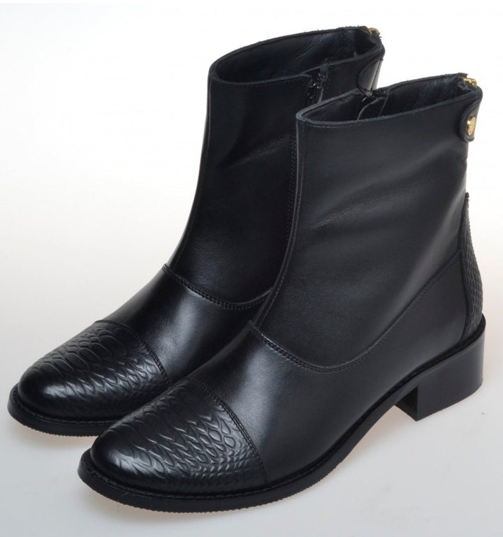 Forudbestilling - Copenhagen Shoes - She Snake - Black (Slut september) Støvler 