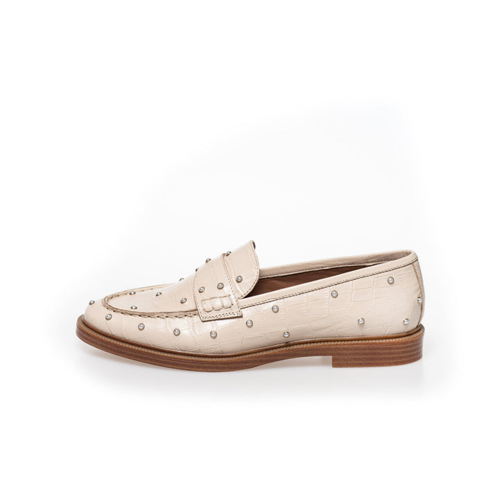 Forudbestilling - Copenhagen Shoes - The Pearl Shoe Beige - 00089 Grey Morn (Beige) Loafers 