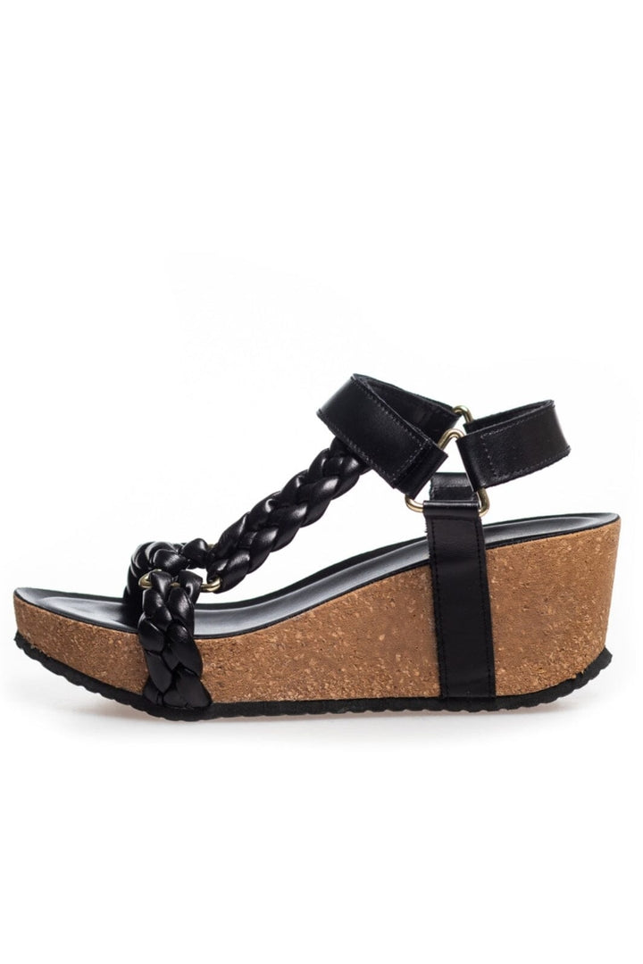 Forudbestilling - Copenhagen Shoes - Woven Lady - 0001 Black (Juni) Sandaler 