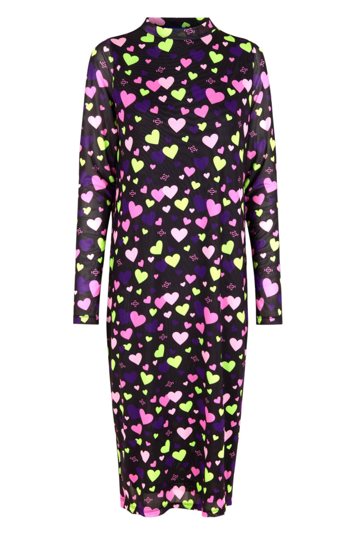 Forudbestilling - Cras - Tobycras Dress - Multi Logo Hearts (Oktober) Kjoler 