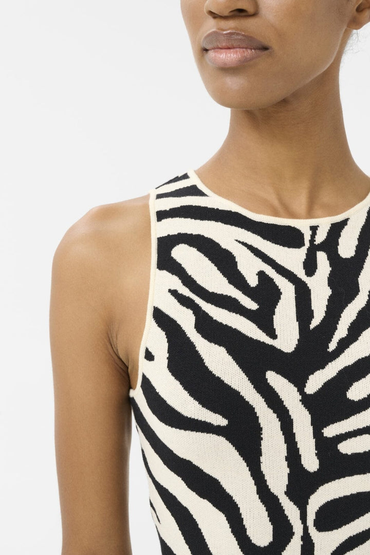 Gestuz - Gzzebba Dress 10910342 - 107873 - Black/Birch Tiger