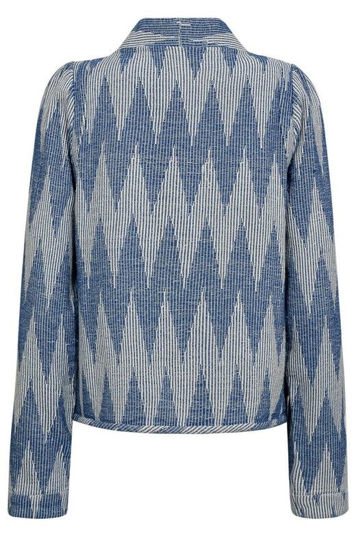 Forudbestilling - Gossia - Augustego Jacket G2371 - Blue Jacquard Jakker 