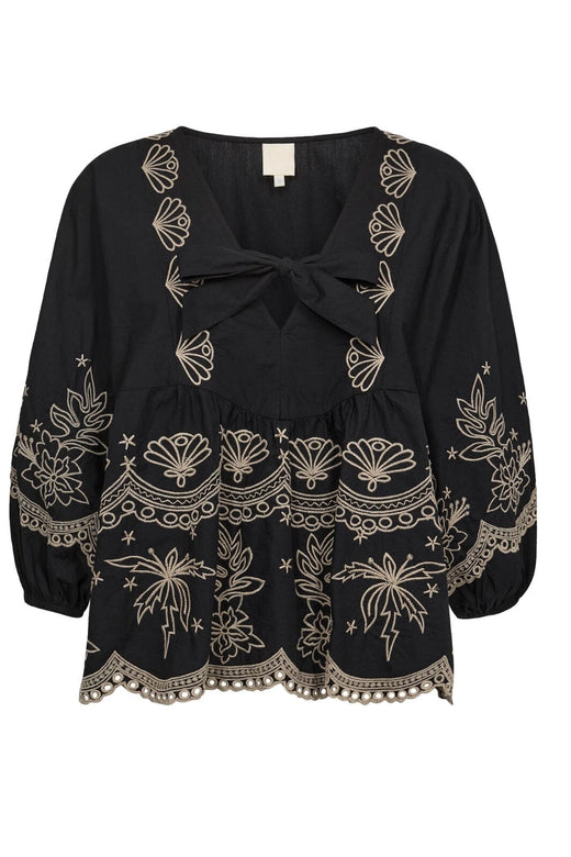 Gossia - Sofjago Blouse G2458 - Black/Sand