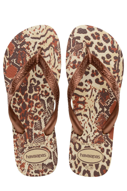 Forudbestilling - Havaianas - Hav. Top Animals - 7440 Sand Grey/metal Badesandaler 