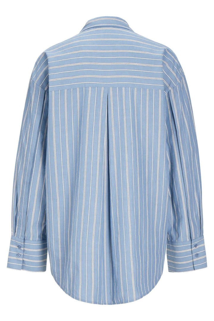 Jjxx - Jxtessa Ls Poplin Rlx Shirt Sn - 4548614 Coronet Blue Aop