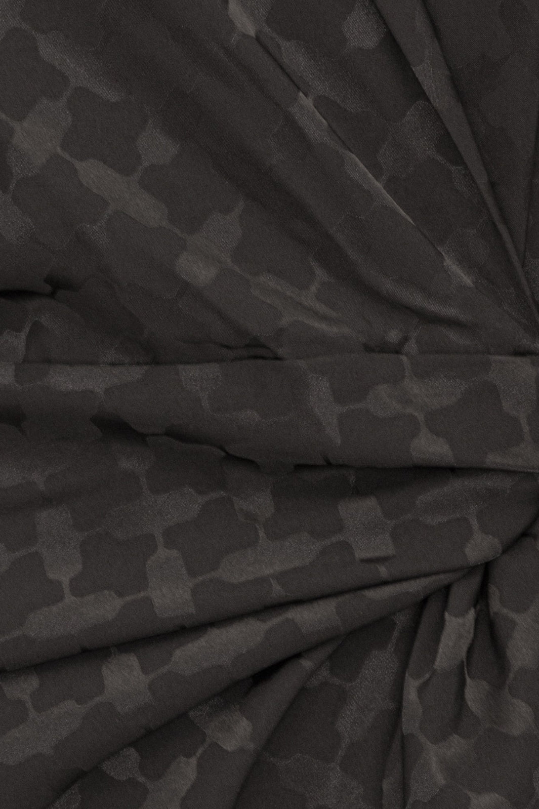 Forudbestilling - Karmamia - Ivy Wrap Dress - Black Keffiyeh Jacquard (September)) Kjoler 
