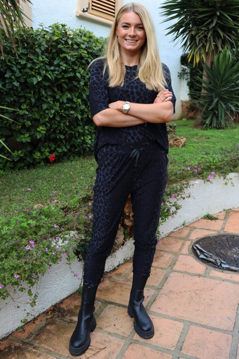 Liberte - Alma-Pants 9500 - Dark Grey Leo