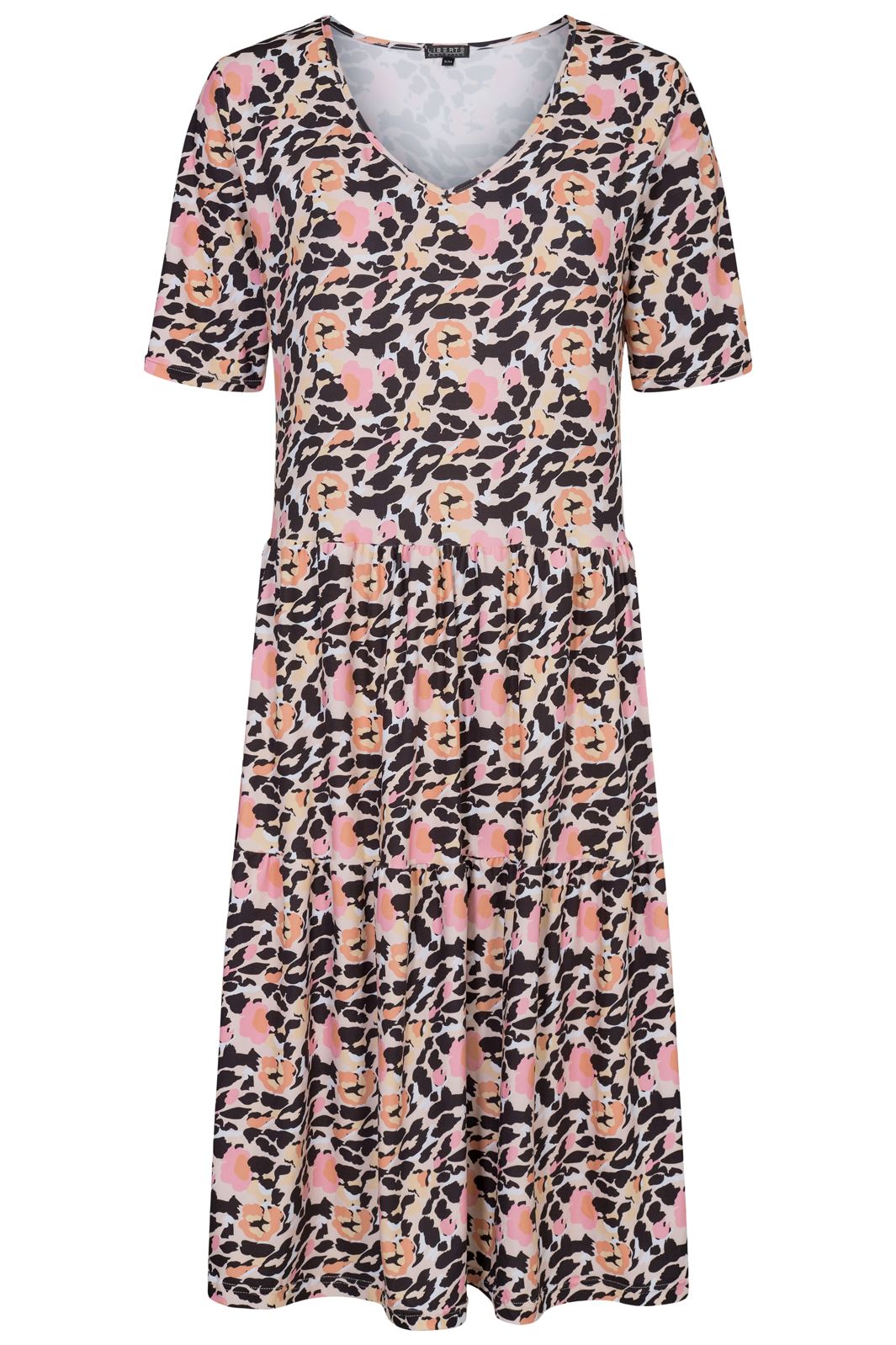 Forudbestilling - Liberte - Alma-Short-Loose-Dress - Flower Leo (Juni) Kjoler 