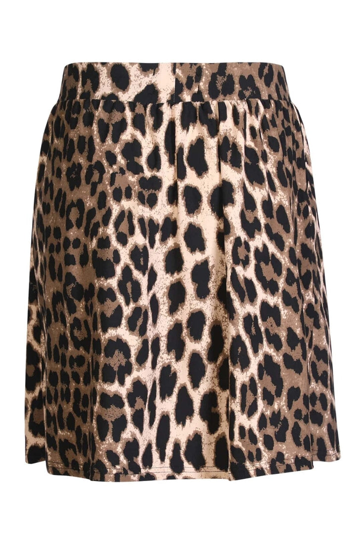 Liberte - Alma-Short-Loose-Skirt 9587 - Big Lux Leo Fossil