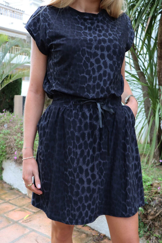 Liberte - Alma-Short-Loose-Skirt 9587 - Dark Grey Leo