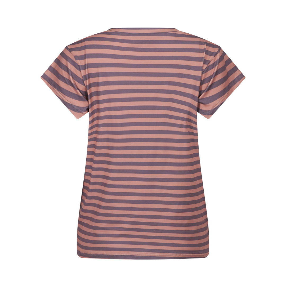 Forudbestilling - Liberte - Alma-U-Tshirt - Brown Stripe T-shirts 