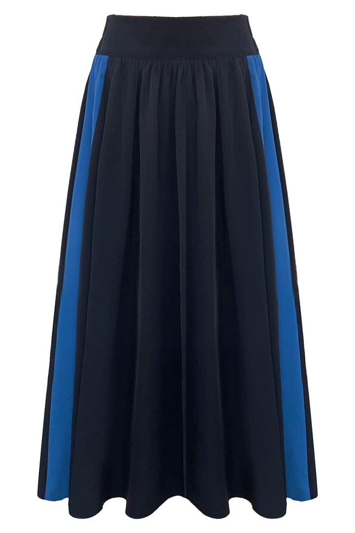 Liberte - Frede-Long-Panel-Skirt 22167 - Navy Blue