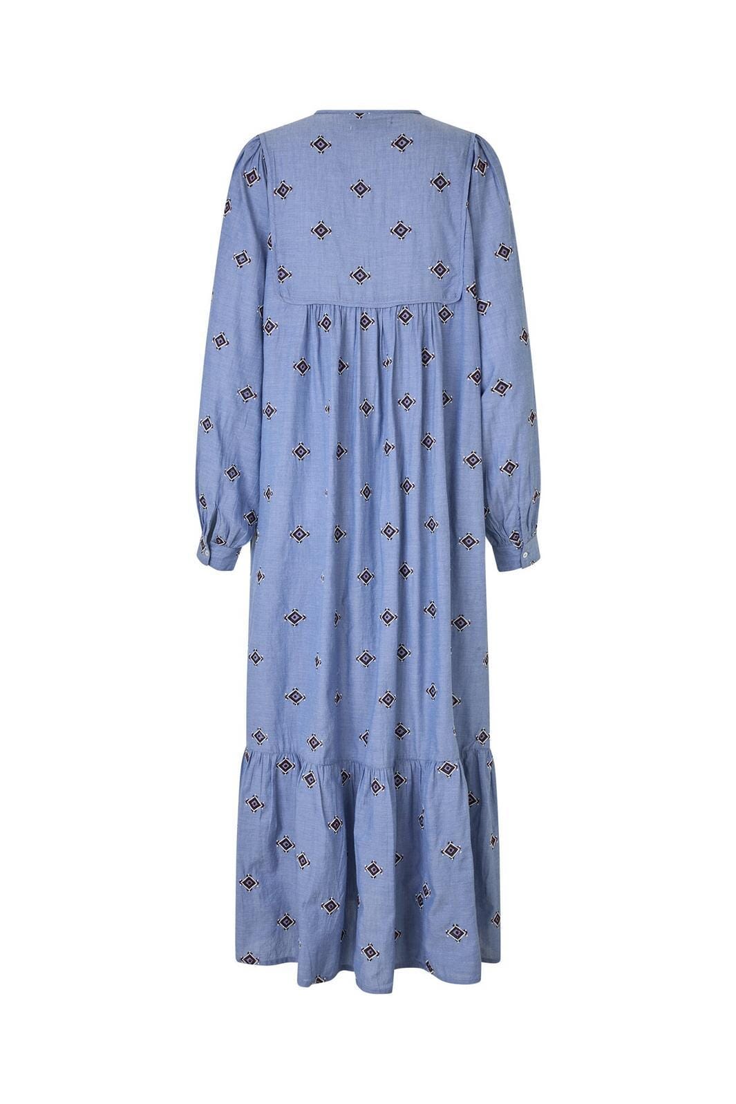 Forudbestilling - Lollys Laundry - Latourll Maxi Dress Ls25435-3007 - 22 Light Blue Kjoler 