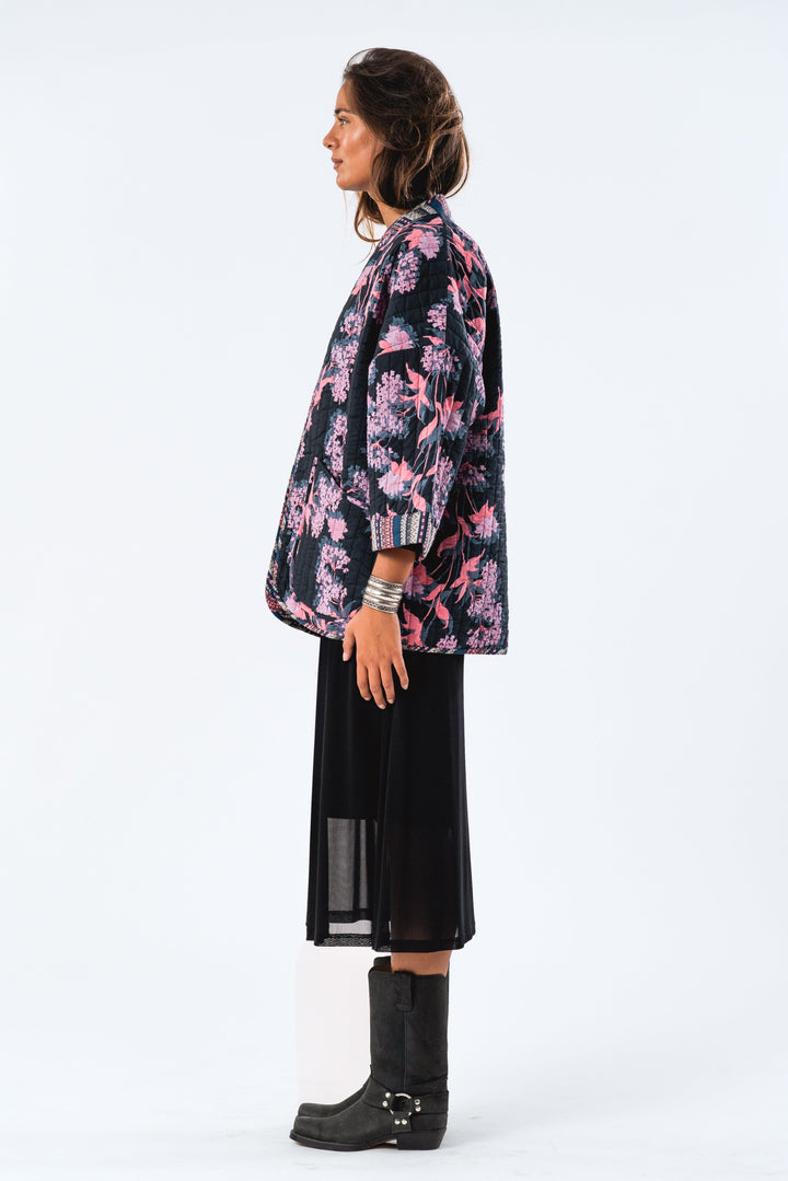 Forudbestilling - Lollys Laundry - Lulull Jacket 3/4 - 70 Multi Kimono 
