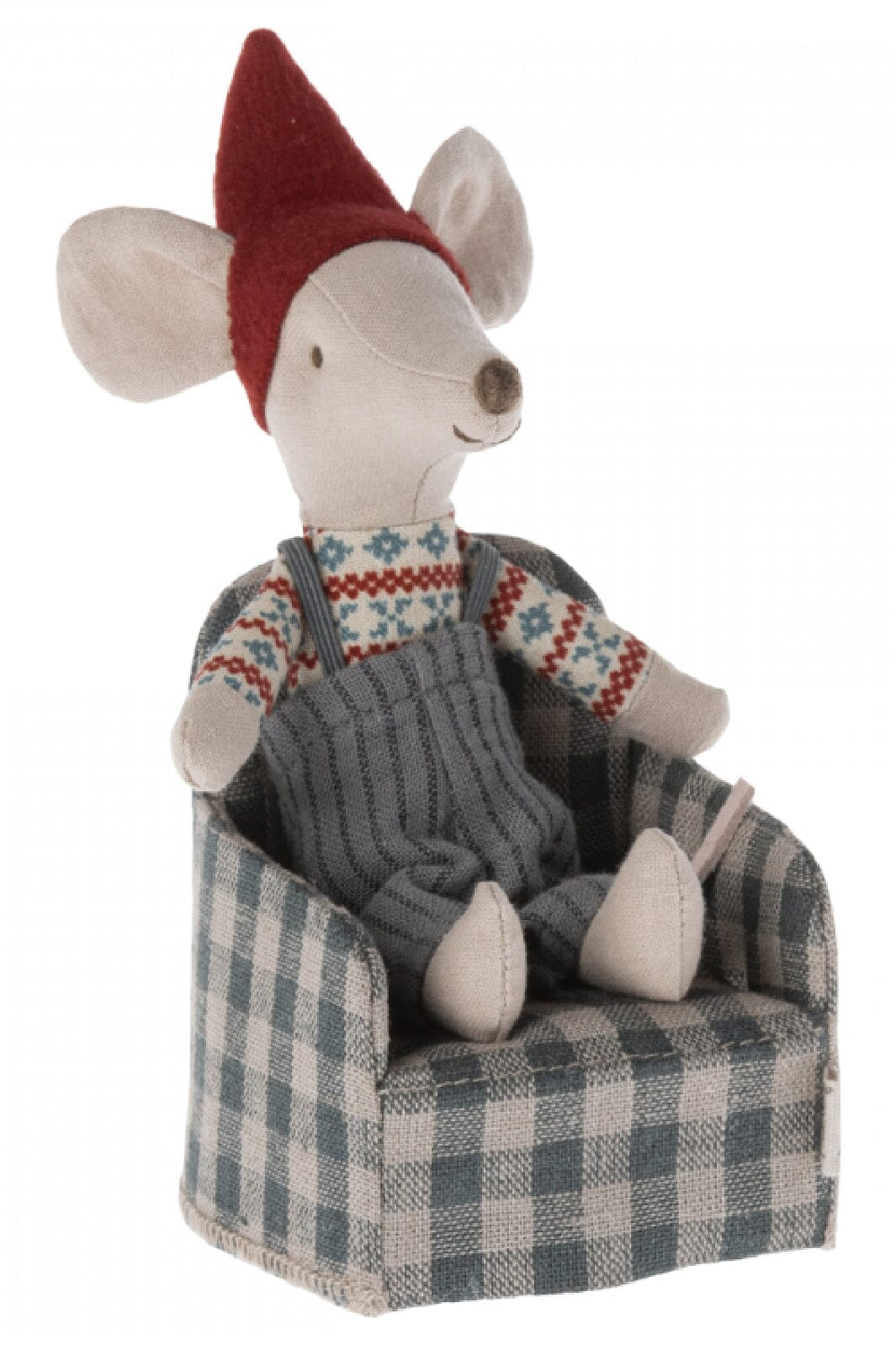 Forudbestilling - Maileg - Stol, Mus - Grøn Jul 
