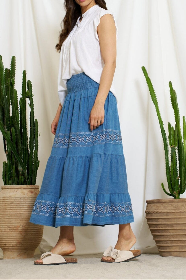 Marta Du Chateau - Mdchelvig Skirt 25304 - Jeans