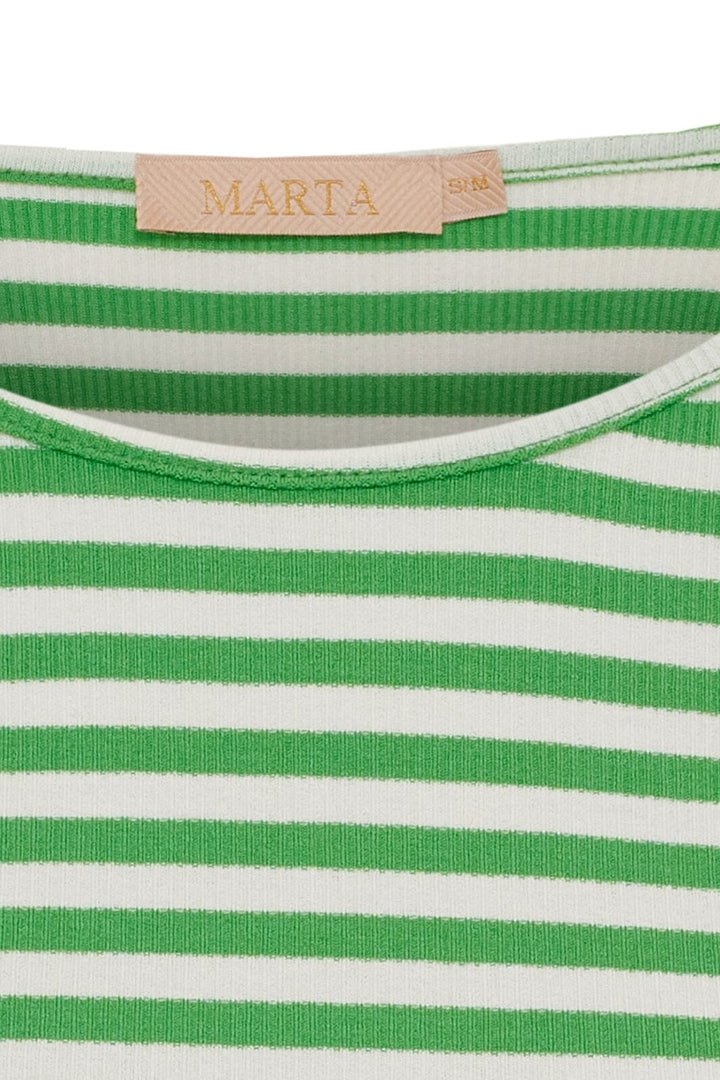 Marta Du Chateau - Mdcjosiane Ls Tee 49066 - Menta/Greggio