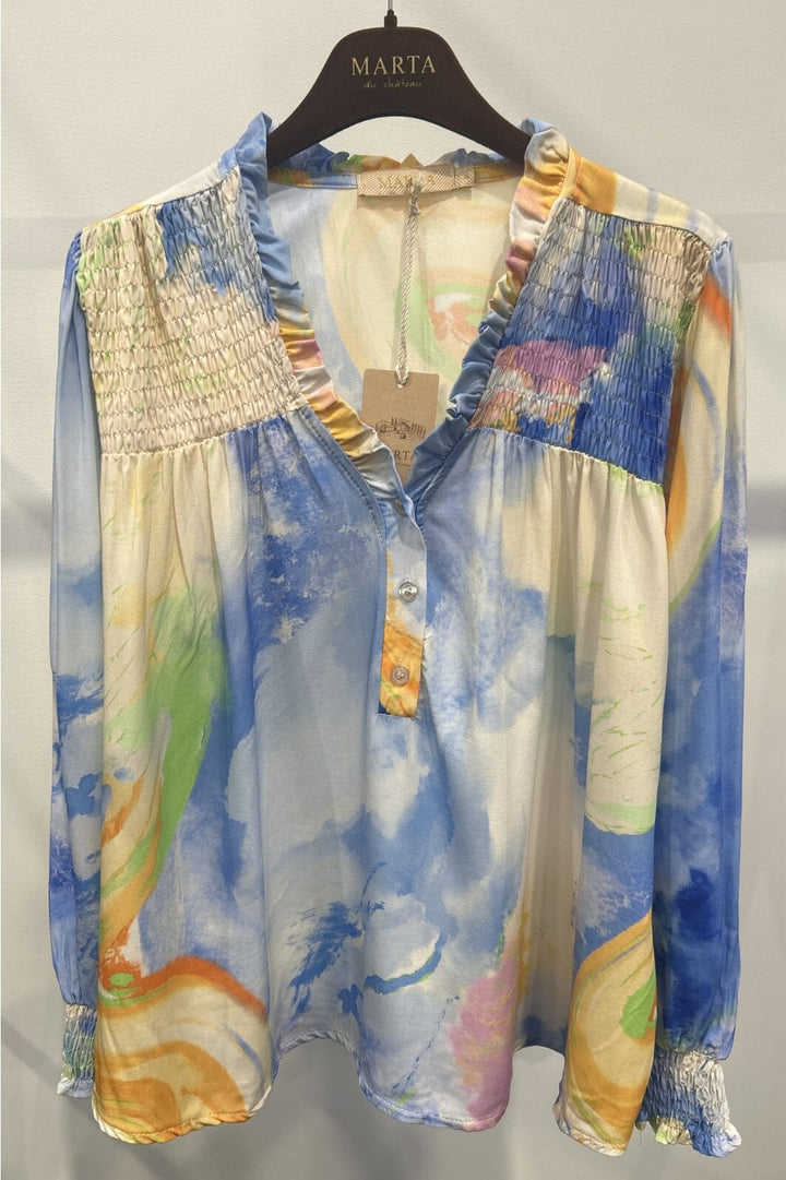 Forudbestilling - Marta Du Chateau - Mdczoe Shirt - 691 Celeste Skjorter 