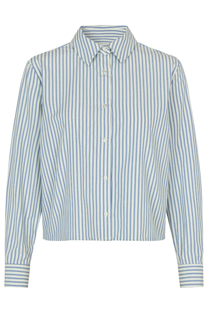 Modström - Nikkomd Shirt 58453 - 11255 - White Blue Stripe
