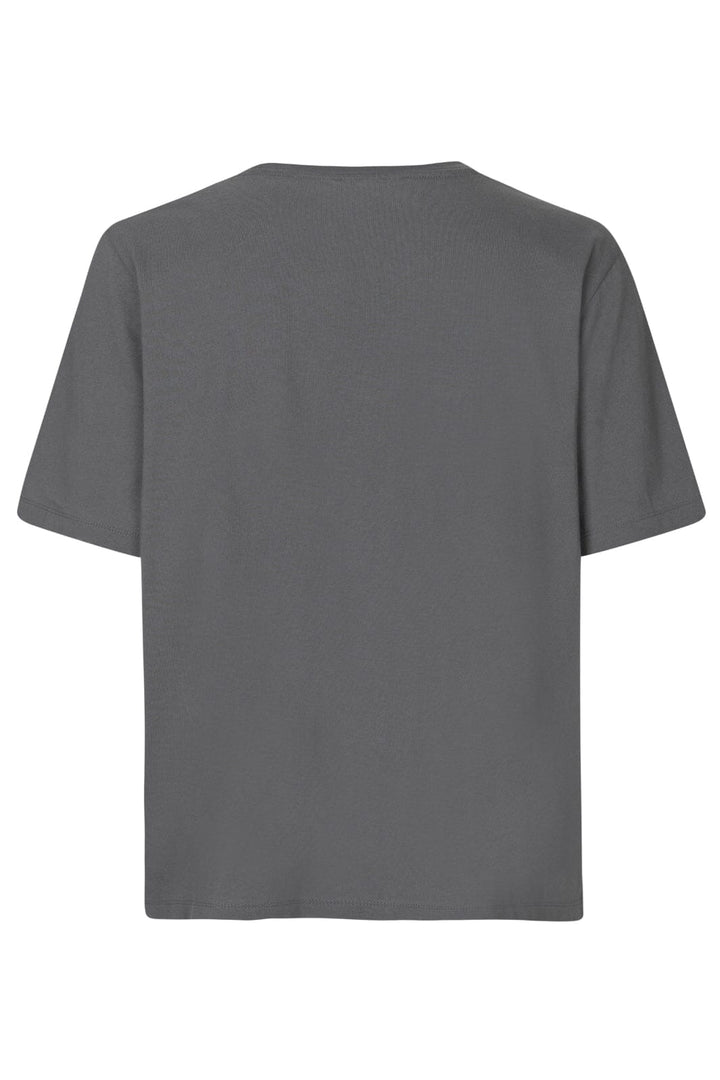 Modström - Nilasmd Print T-Shirt 58521 - 7765 - Rainy Grey