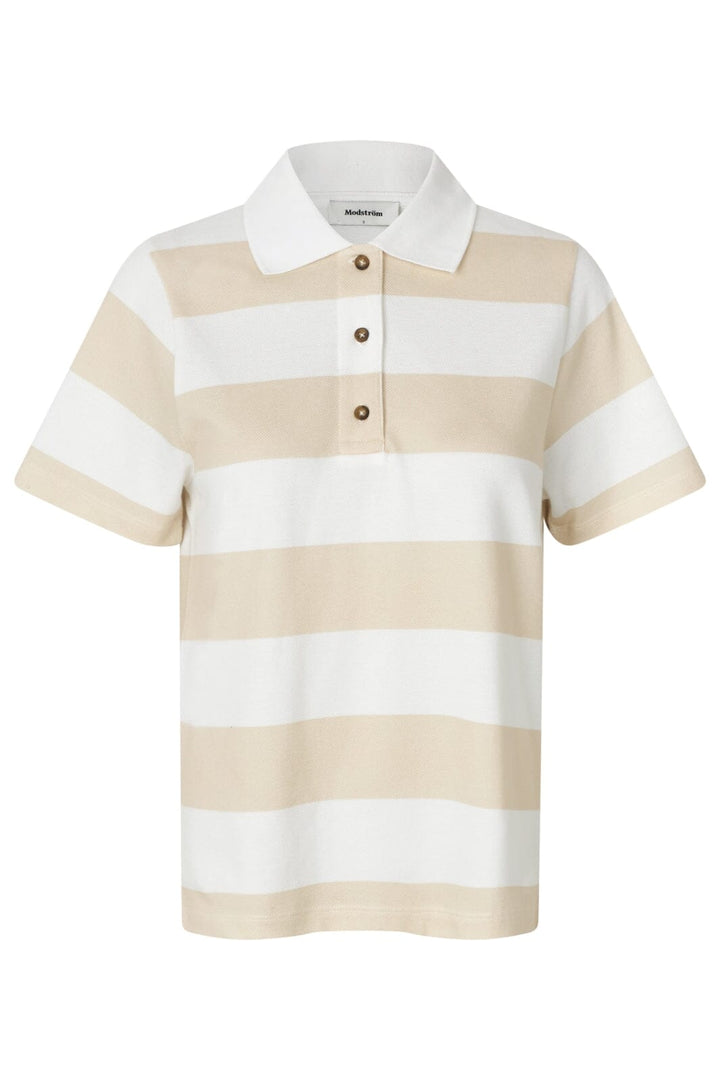 Modström - Nobumd Polo 58528 - 11827 - Beige Stripe