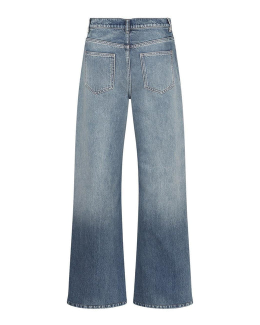 Forudbestilling - Moss Copenhagen - Mschbine Lui Relaxed Long Jeans 19282 - Mid Blue Wash Jeans 