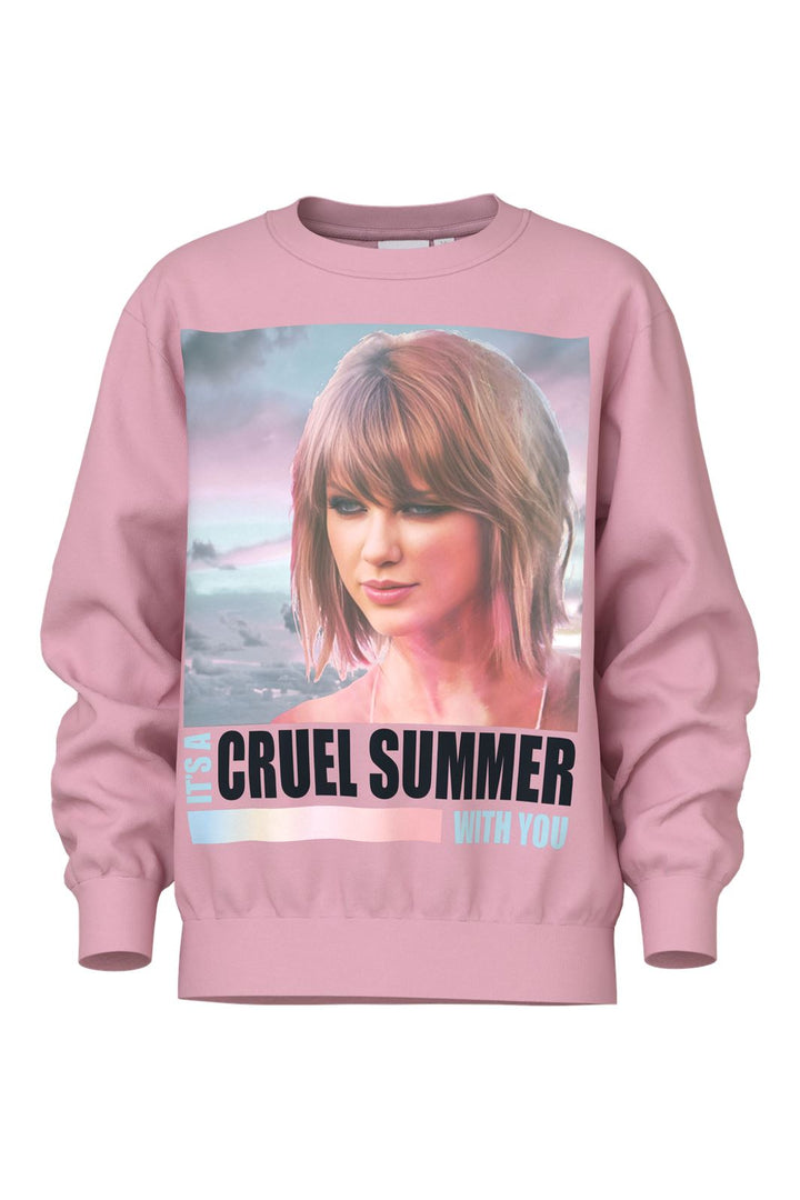 Name It - Nkffemma Tswift Nreg Sweat Sky - 4846224 Cameo Pink