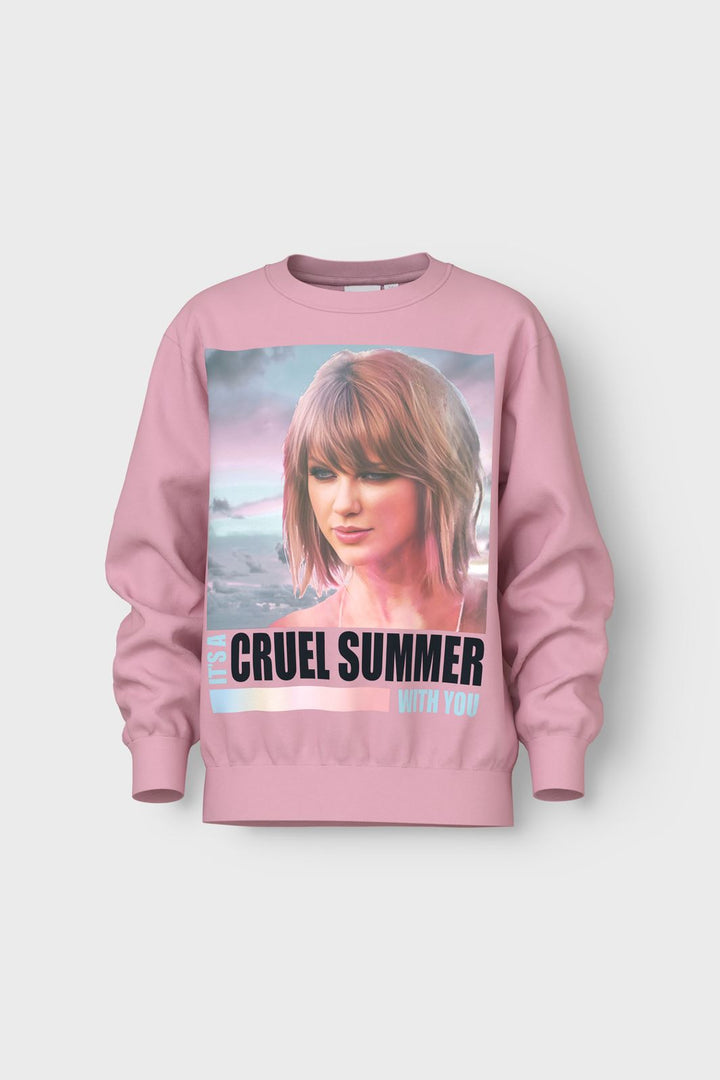 Name It - Nkffemma Tswift Nreg Sweat Sky - 4846224 Cameo Pink
