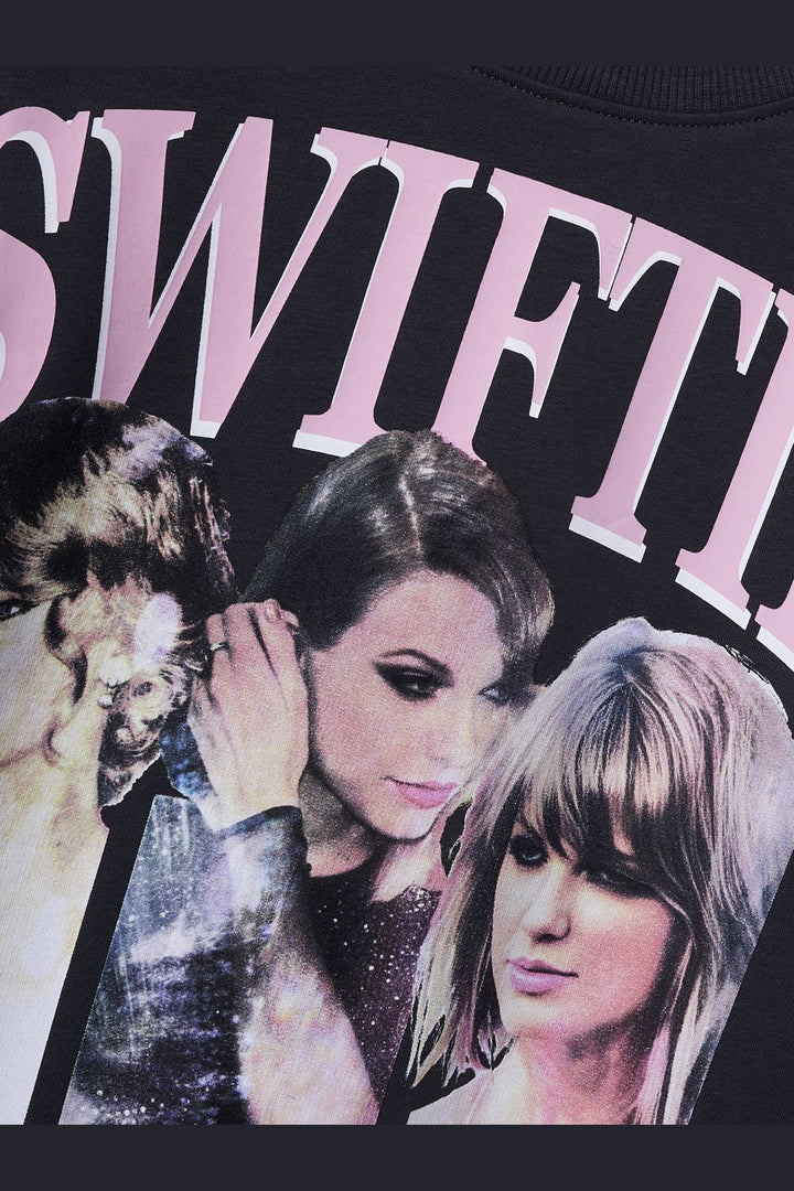 Name It - Nkffera Tswift Nreg Sweat Sky - 4846217 Asphalt