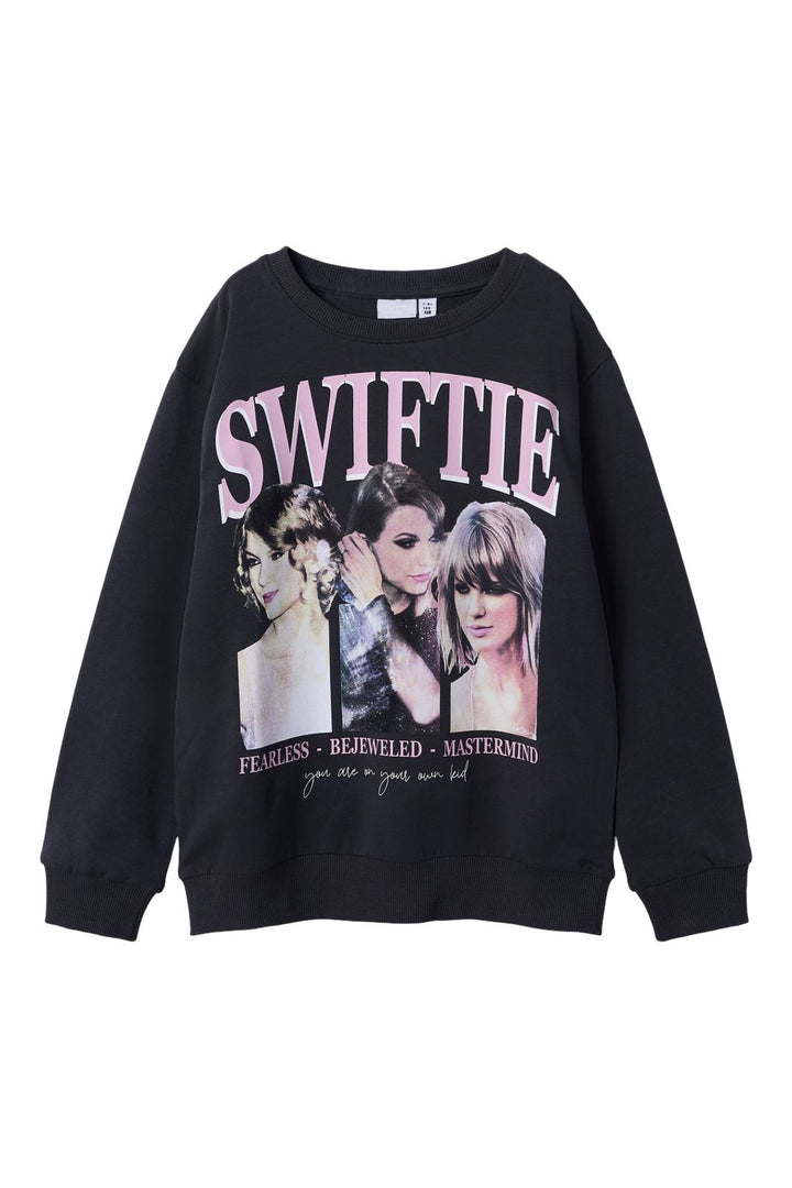 Name It - Nkffera Tswift Nreg Sweat Sky - 4846217 Asphalt