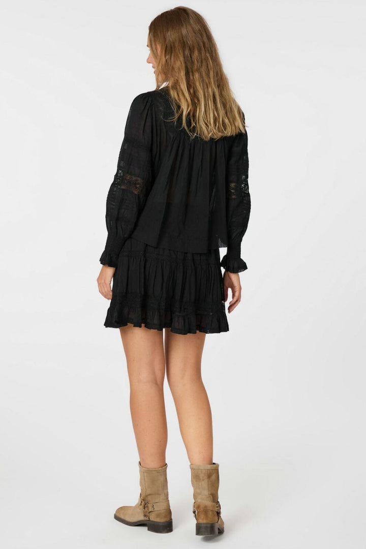 Forudbestilling - Neo Noir - Callia S Voile Skirt 164676 - 100 - Black