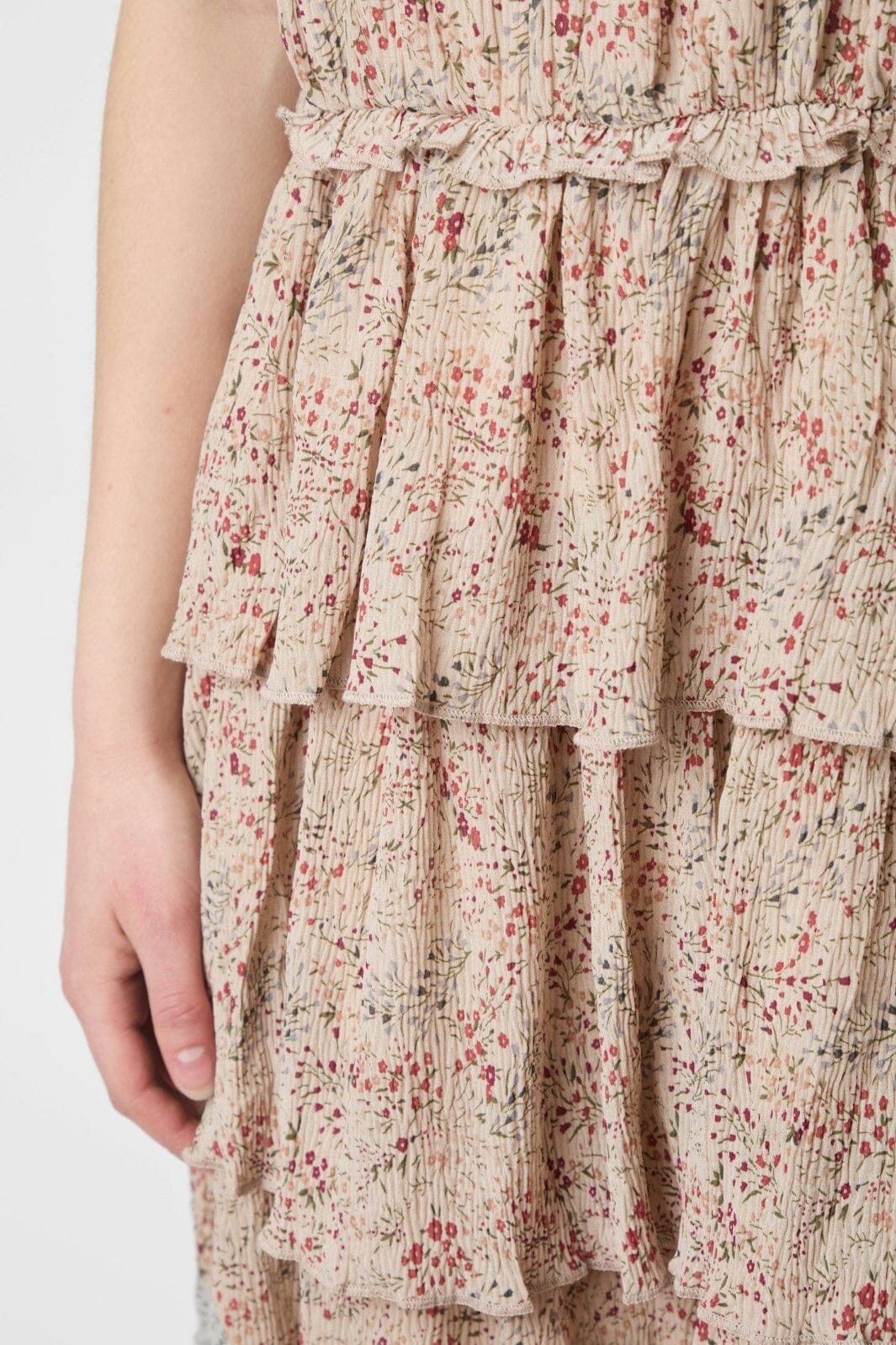 Forudbestilling - Neo Noir - Fedusa Summer Printed Dress 156858 - 213 - Sand
