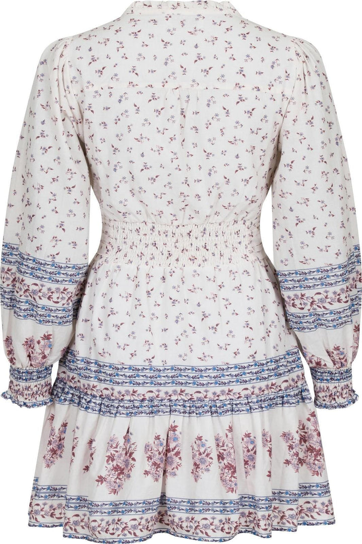 Neo Noir - Malti Mini Border Dress - Ash Rose