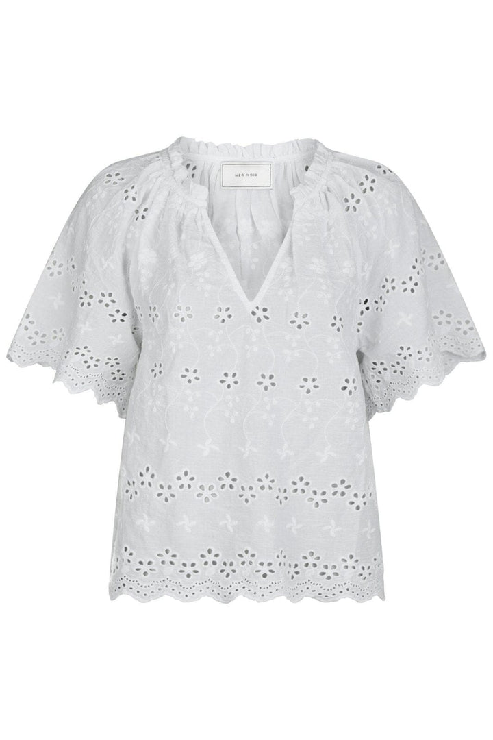 Neo Noir - Odet Embroidery Blouse 165172 - 120 - White
