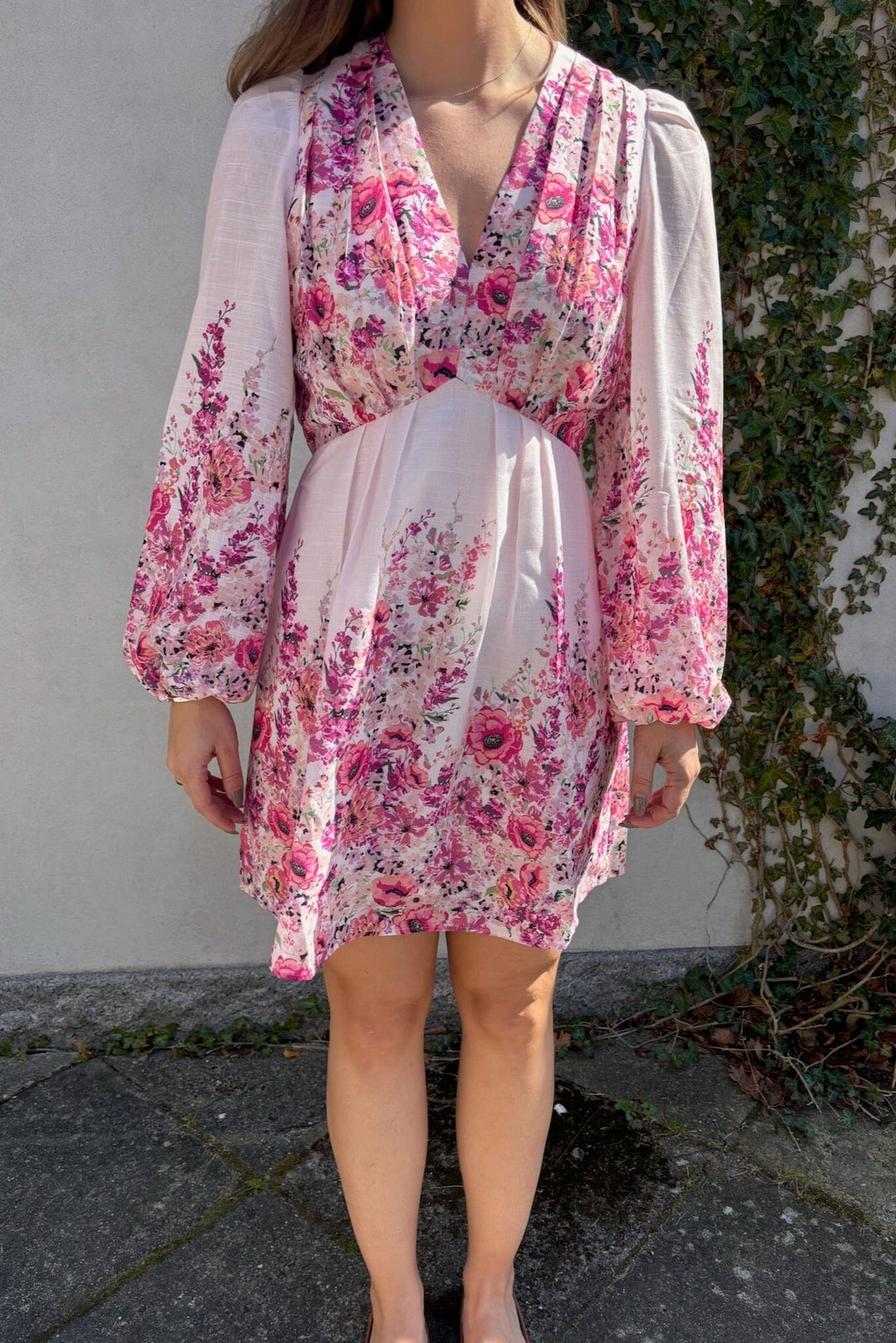 Forudbestilling - Neo Noir - Semila Flower Print Dress 166452 - 165 - Rose Kjoler 