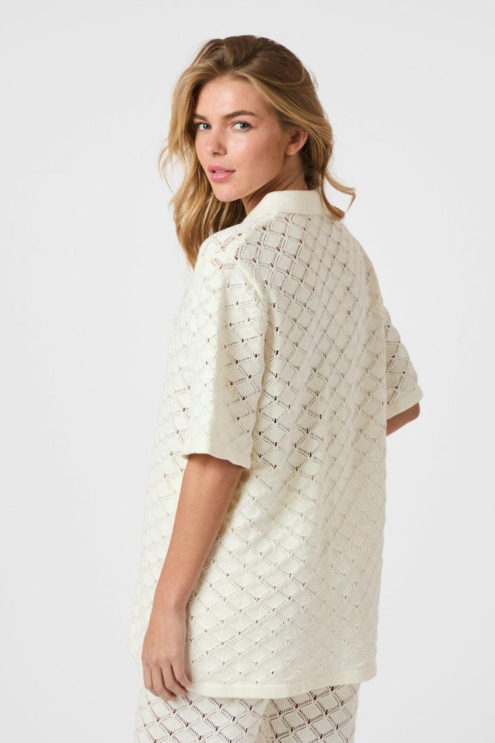 Neo Noir - Sette Crochet Blouse 165216 - 121 - Off White