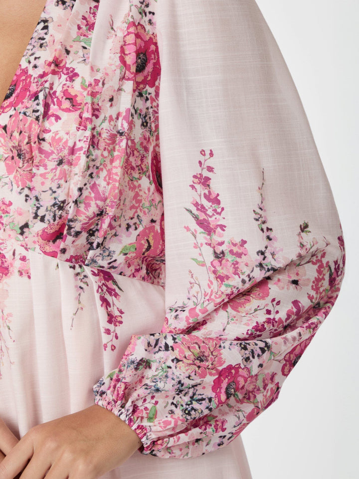 Forudbestilling - Neo Noir - Silfi Flower Print Dress 164828 - 165 - Rose Kjoler 