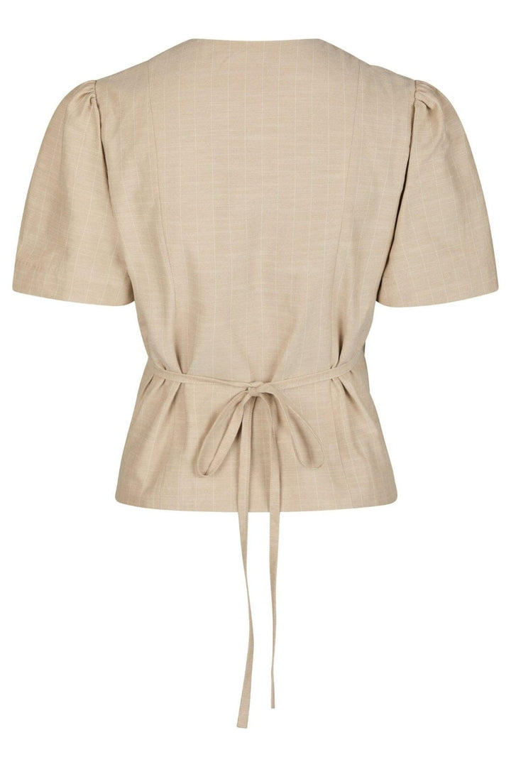 Neo Noir - Simoni Stripe Blouse 165361 - 213 - Sand