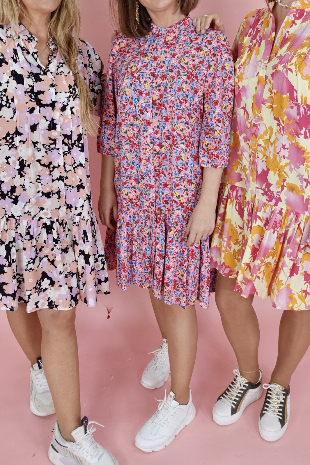 Forudbestilling - Noella X Molly&My- Imogene sh. Dress - Rose Flower (Juni) Kjoler 