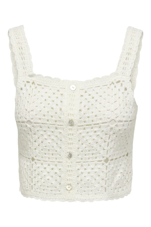 Forudbestilling - Only - Onlamari S/L Top - 4736982 Egret