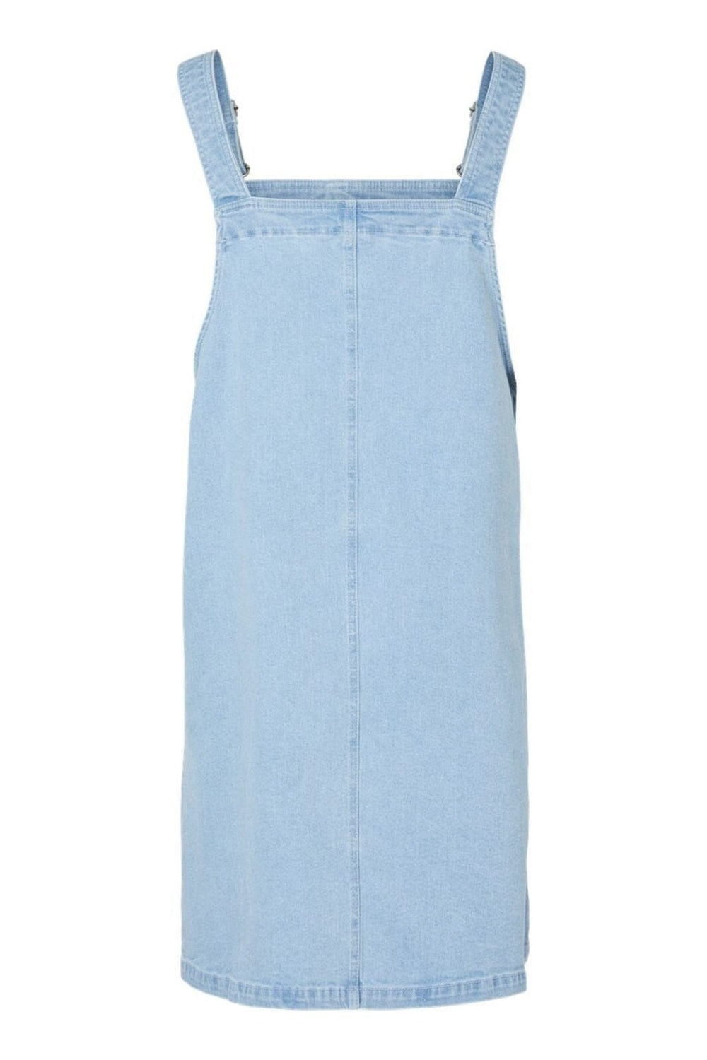 Pieces - Pcmonica Sl Denim Spencer Dress - 4865972 Light Blue Denim