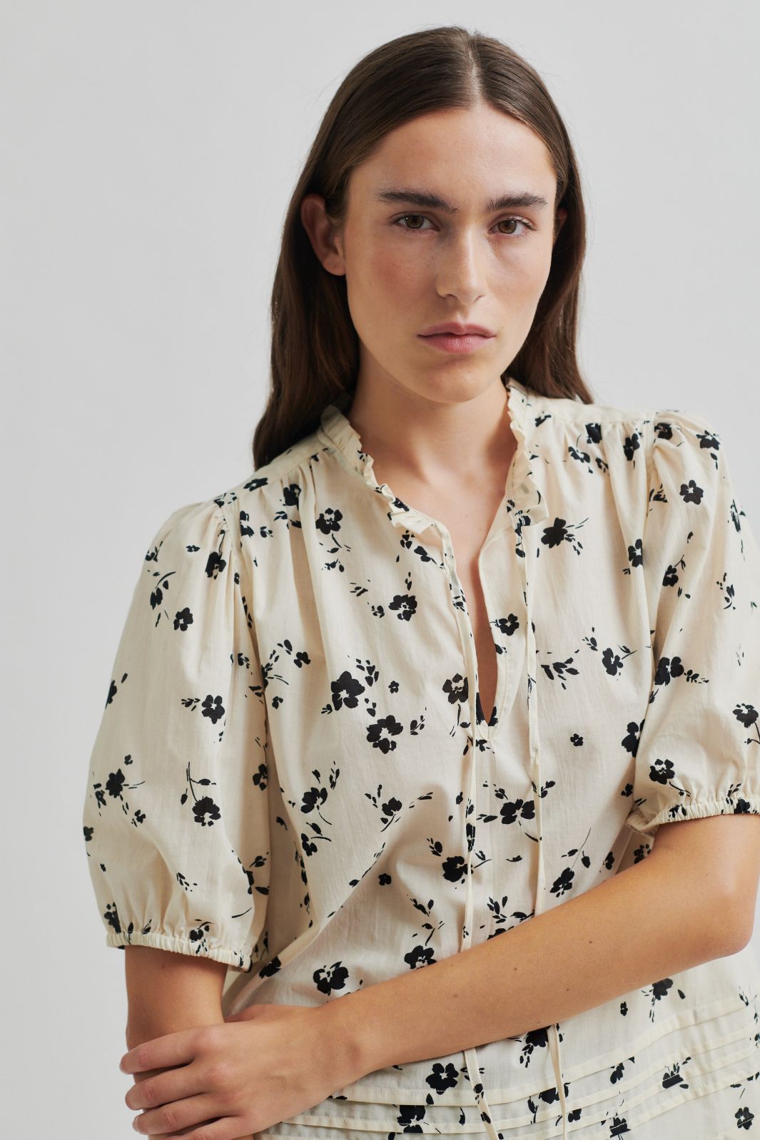 Forudbestilling - Second Female - Quin Blouse 59717 - Summer Sand Bluser 