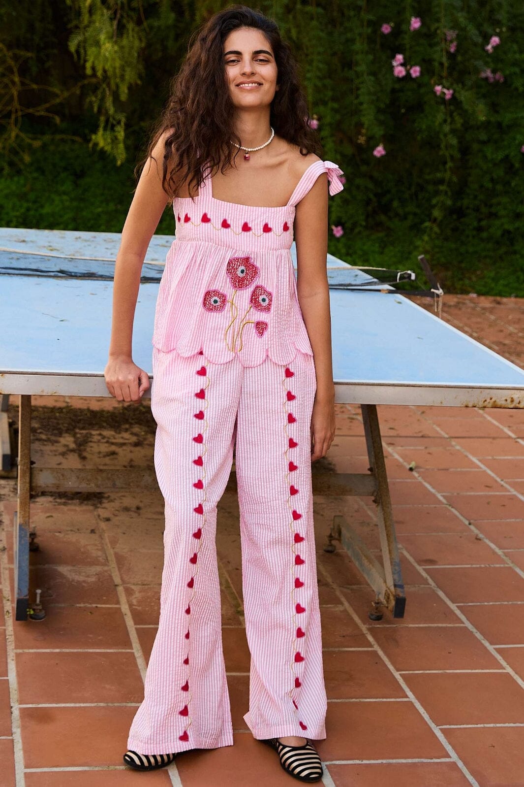 Sissel Edelbo - Wenke Top SE 1645 - Pink Stripes