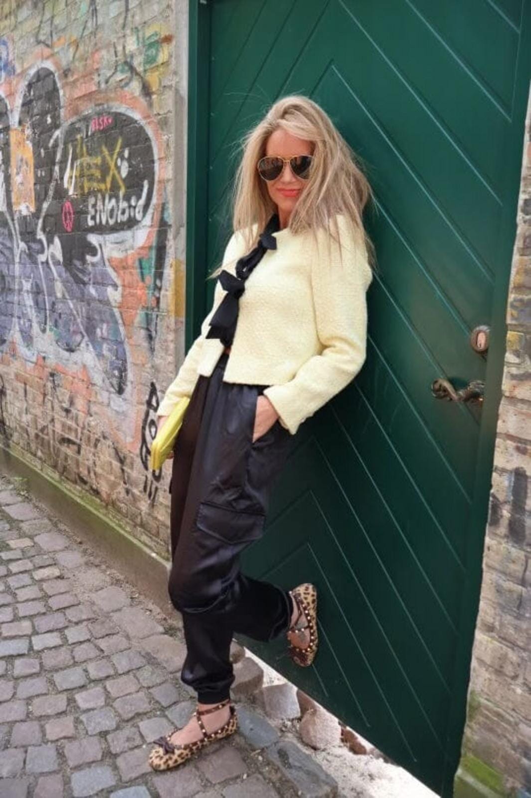 Forudbestilling - Valentin Studio - Darling Bow jacket - Sunkissed yellow Overgangs/Sommer Jakker 