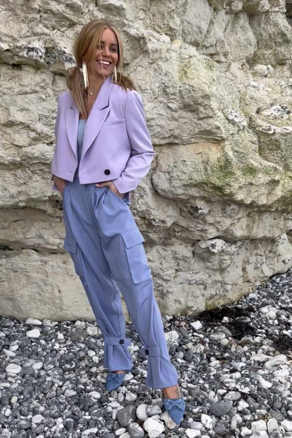 Forudbestilling - Valentin Studio - Flora Blazer - Lavender (Slut Marts/Start April) Blazere 