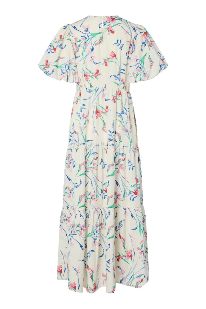 Forudbestilling - Y.A.S - Yasneena Ss Ankle Dress Pb - 4807831 Birch Neena Aop