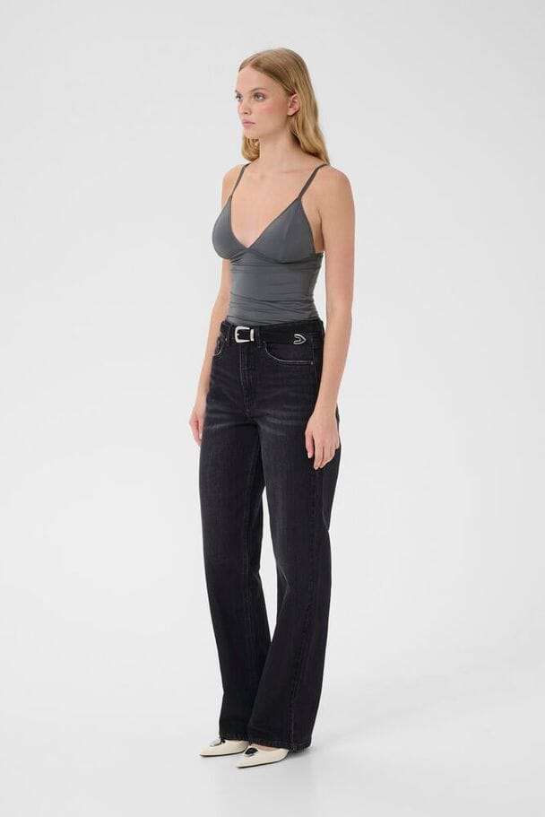 Gestuz - Camigz Top 10902514 - 190203 - Gray Pinstripe Undertøj 