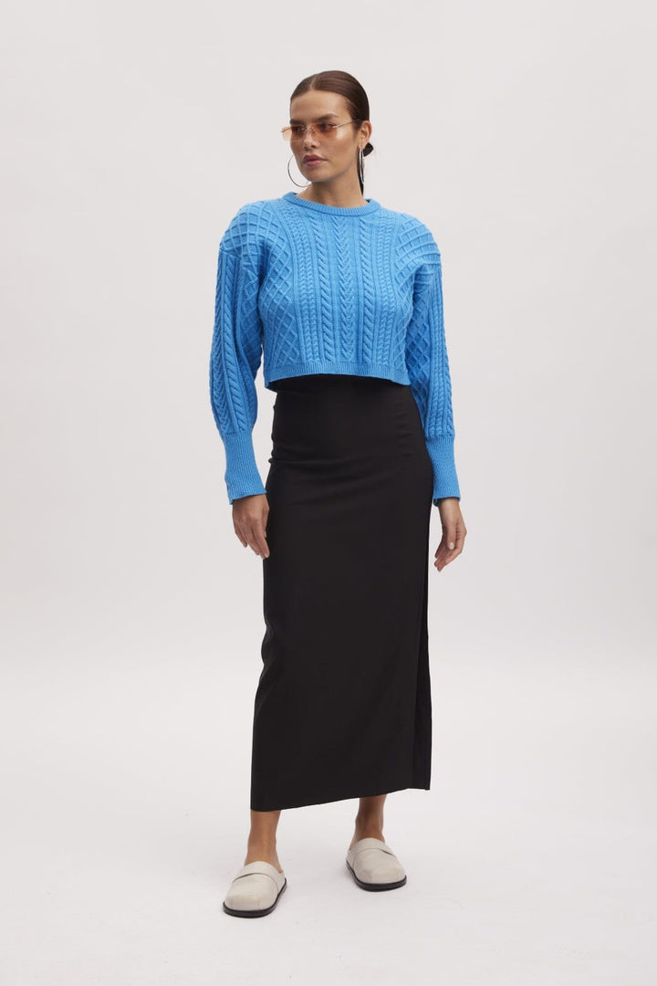 Gestuz - CoveGZ MW maxi skirt - Black Nederdele 